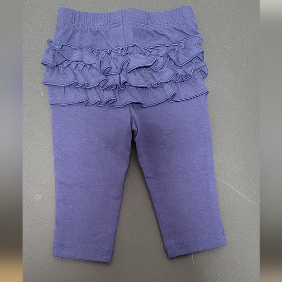 Size 0-3 Months | Cat & Jack Baby Girl Blue And Pink Tights - Picture 6 of 8